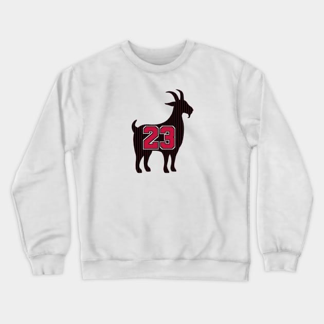 MJ Goat Bulls Crewneck Sweatshirt by StadiumSquad